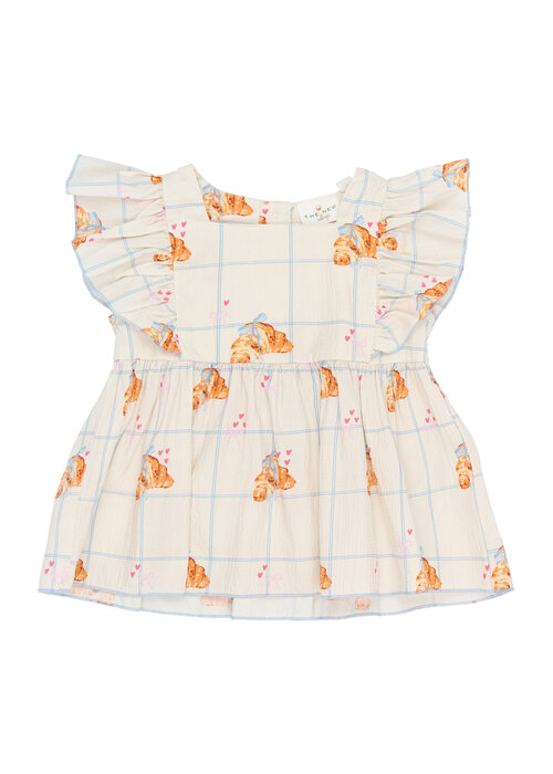 The New The New TNSTSilke S_L Top Gardenia AOP