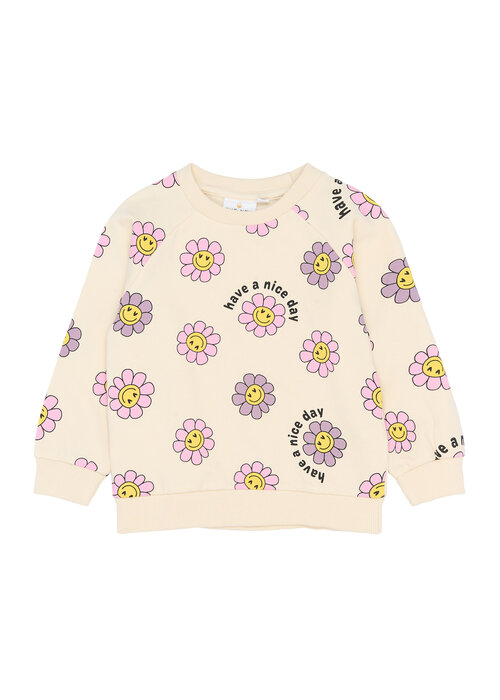 The New The New TNSTSaga Sweatshirt Gardenia AOP