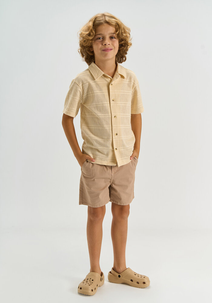 The New TNTruman S_S Shirt Antique white