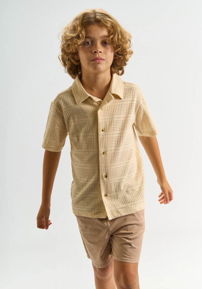 The New TNTruman S_S Shirt Antique white