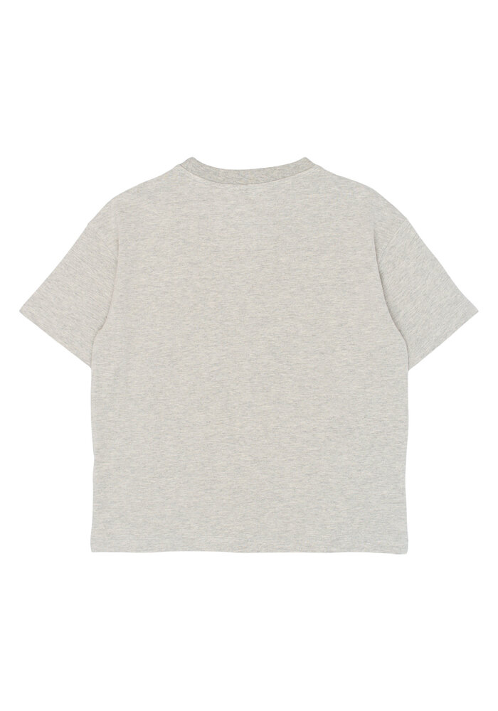 The New TNTeddy OS S_S Tee Light Grey Melange