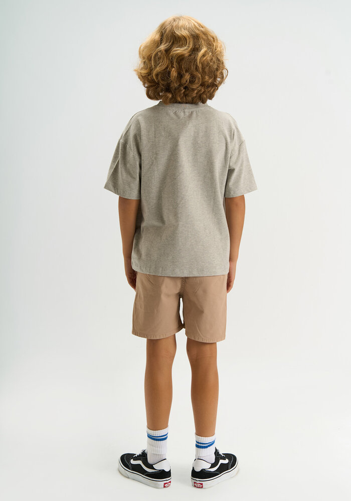 The New TNTeddy OS S_S Tee Light Grey Melange