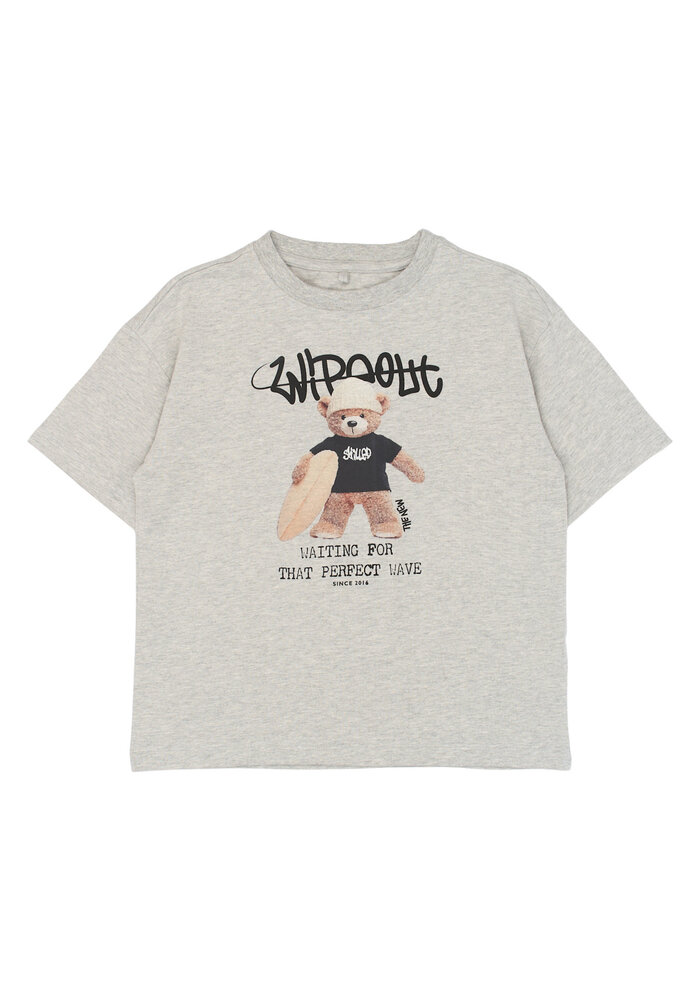 The New TNTeddy OS S_S Tee Light Grey Melange