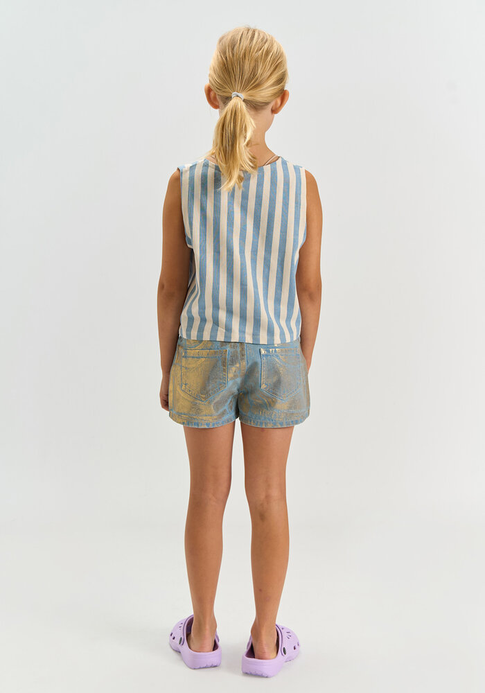 The New TNRosanna Regular Fit Denim Shorts Light blue denim