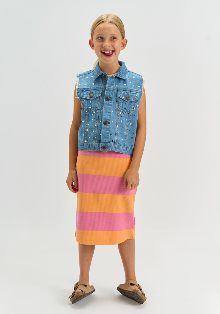 The New TNRomina Denim Vest Light blue denim