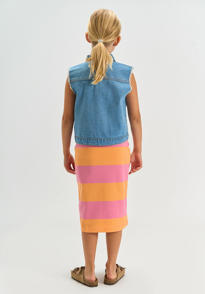 The New TNRomina Denim Vest Light blue denim