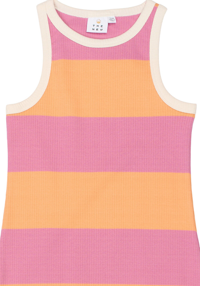 The New TNTatiana S_L Rib Dress Cashmere Rose Striped