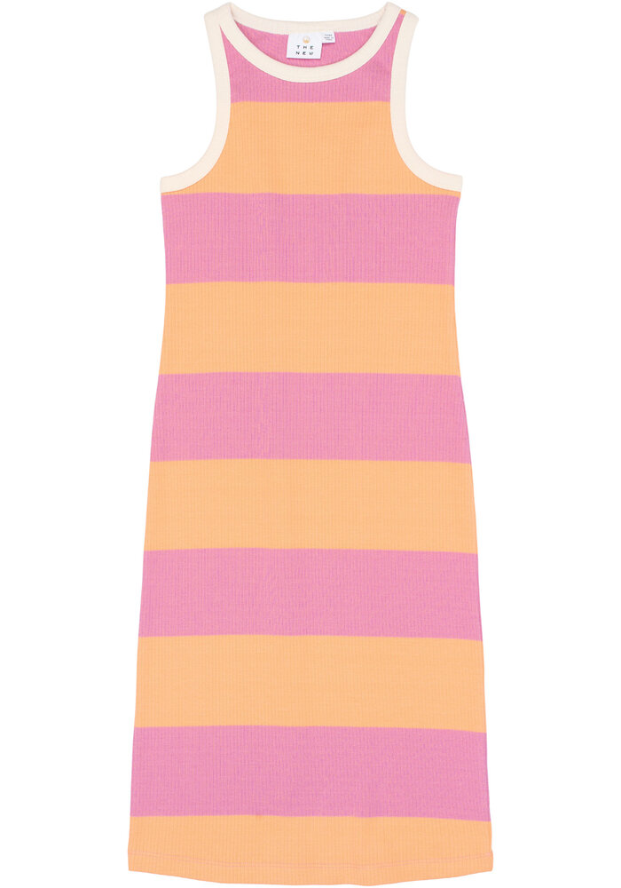 The New TNTatiana S_L Rib Dress Cashmere Rose Striped