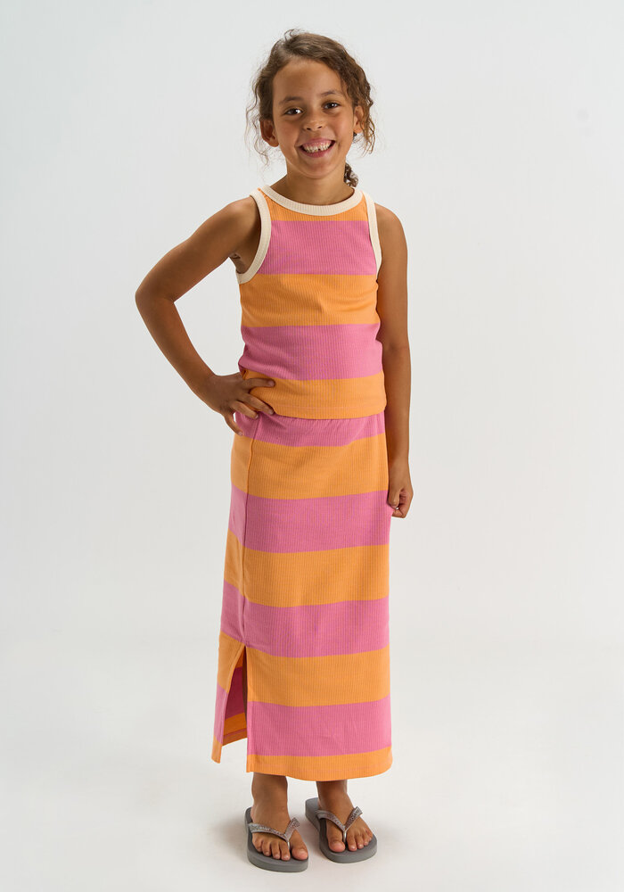 The New TNTatiana S_L Rib Top Cashmere Rose Striped