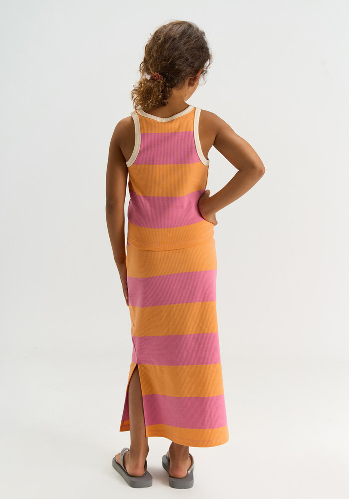 The New TNTatiana S_L Rib Top Cashmere Rose Striped