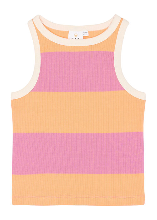 The New The New TNTatiana S_L Rib Top Cashmere Rose Striped