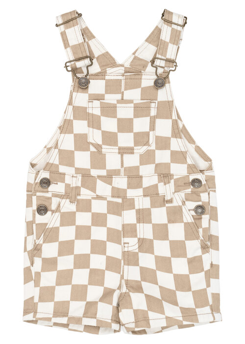 The New The New TNSTTwill Short Dungarees Humus Check