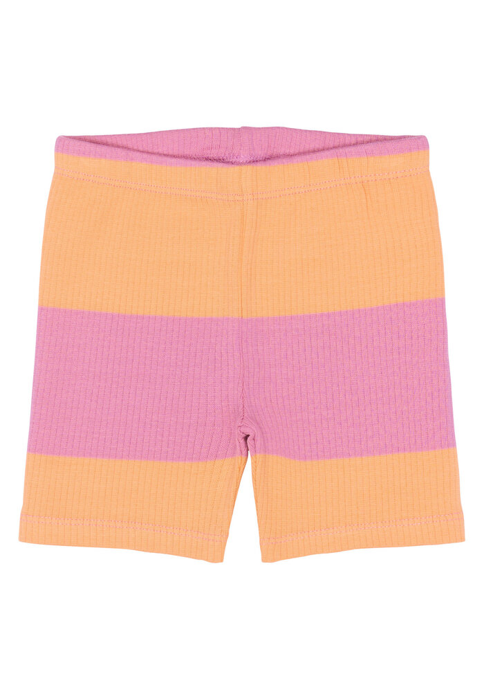 The New TNSTTori Tight Rib Shorts Cashmere Rose Striped