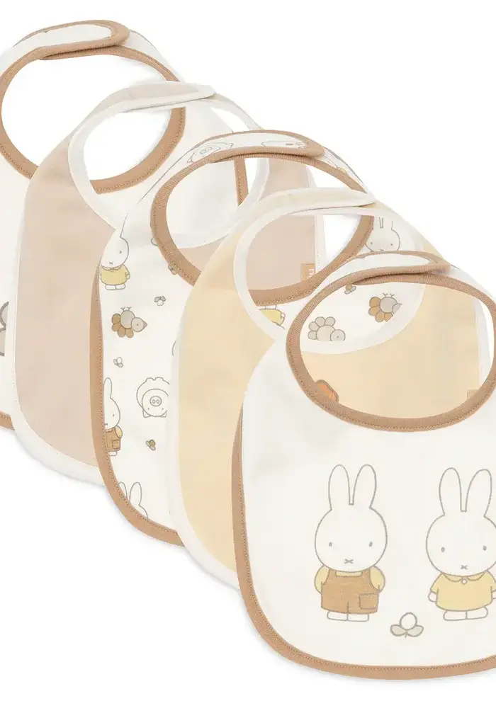 Jollein Slab Jersey Waterproof - Miffy Family Farm - 5 Stuks