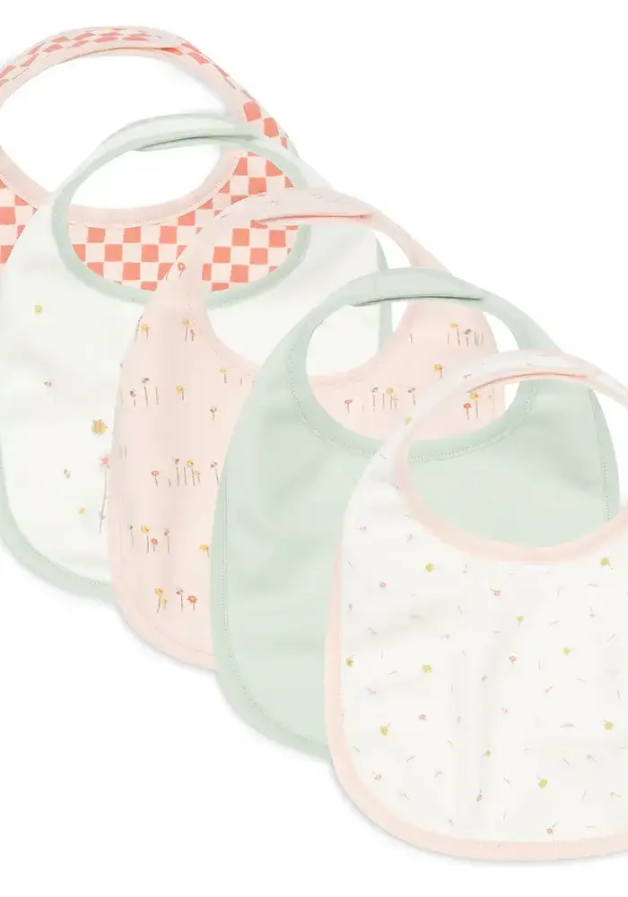Jollein Slab Jersey Waterproof - Pretty Picnic - 5 Stuks
