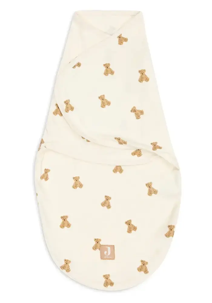 Jollein Baby Slaapzak Wrapper - 0-3 maanden - Mini Teddy Bear