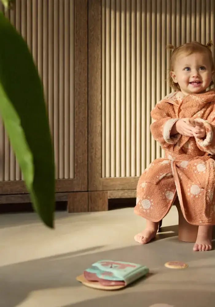 Jollein Baby Badjas - Jacquard 1-2 Jaar Sun