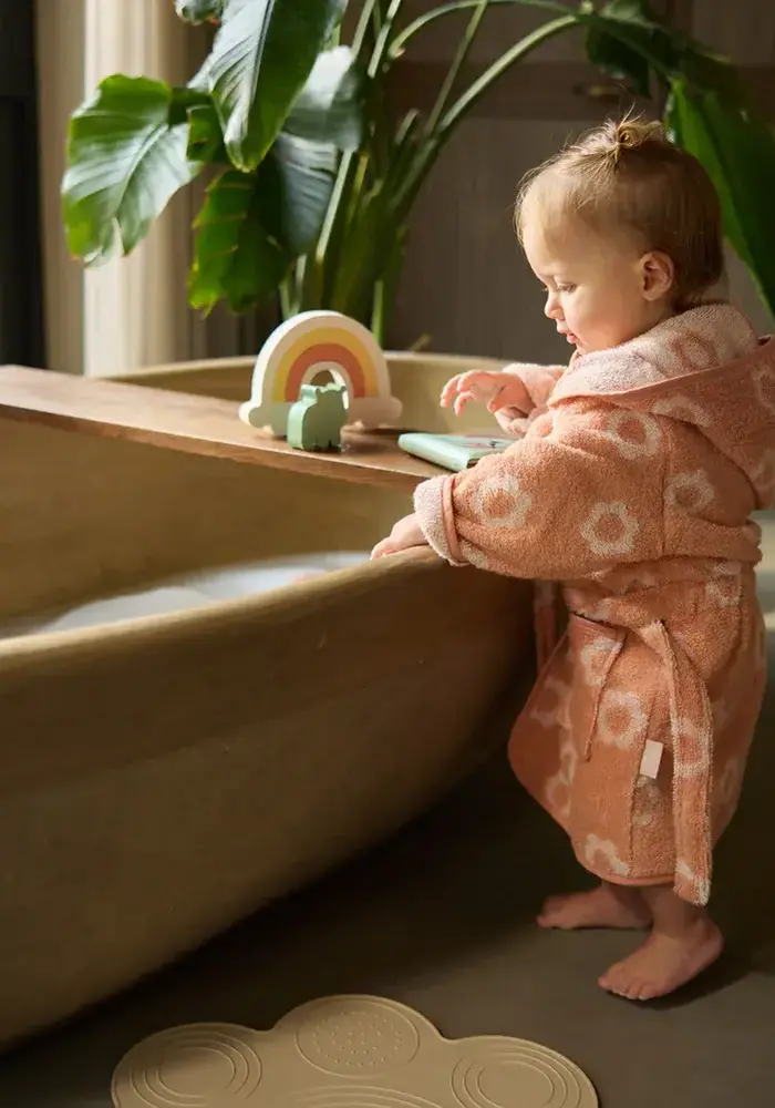 Jollein Baby Badjas - Jacquard 1-2 Jaar Flower