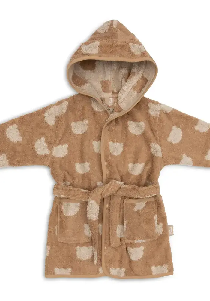 Jollein Baby Badjas - Jacquard 1-2 Teddy Bear