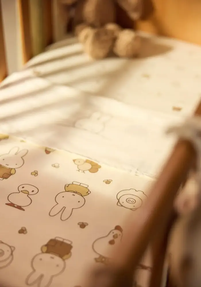 Jollein Deken Wieg Jersey 75x100cm Miffy Family Farm