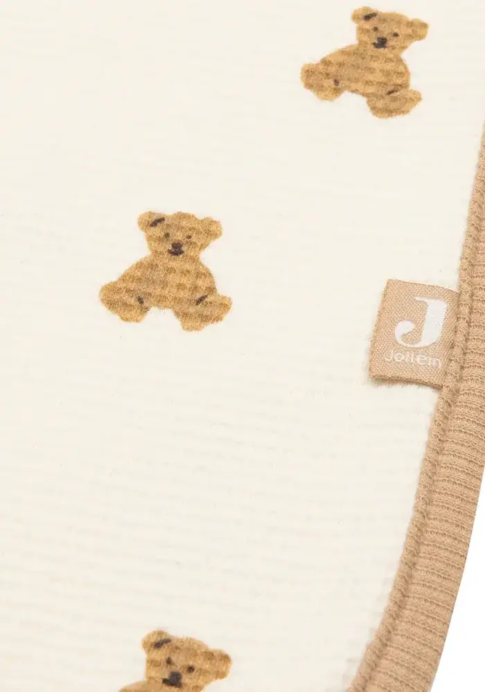 Jollein Deken Wieg 75x100cm Mini Teddy Bear Little Waffle