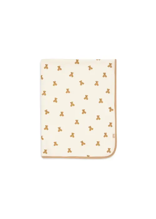 Jollein Jollein Deken Wieg 75x100cm Mini Teddy Bear Little Waffle