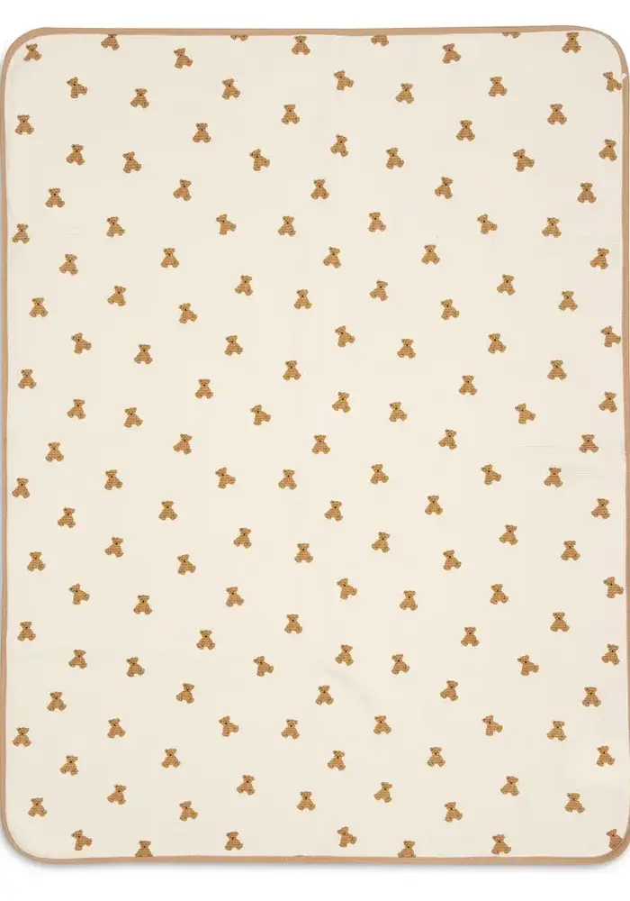 Jollein Deken Wieg 75x100cm Mini Teddy Bear Little Waffle
