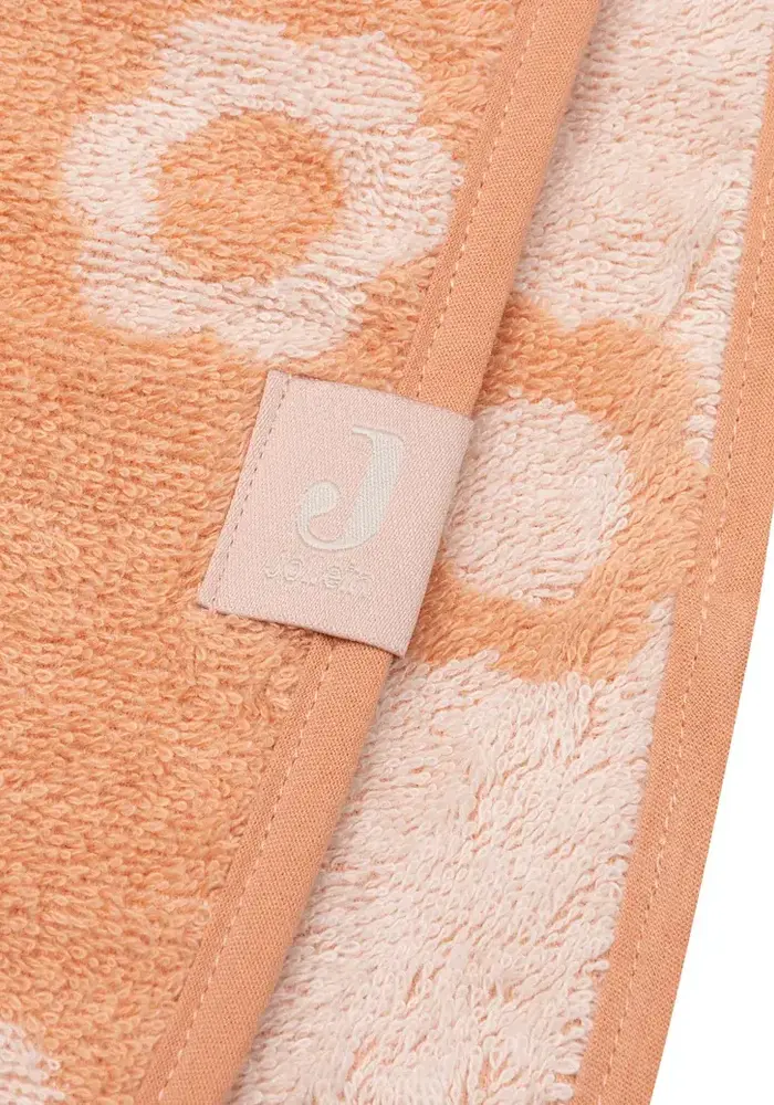 Jollein Badponcho Badstof Jacquard Flower Reversible