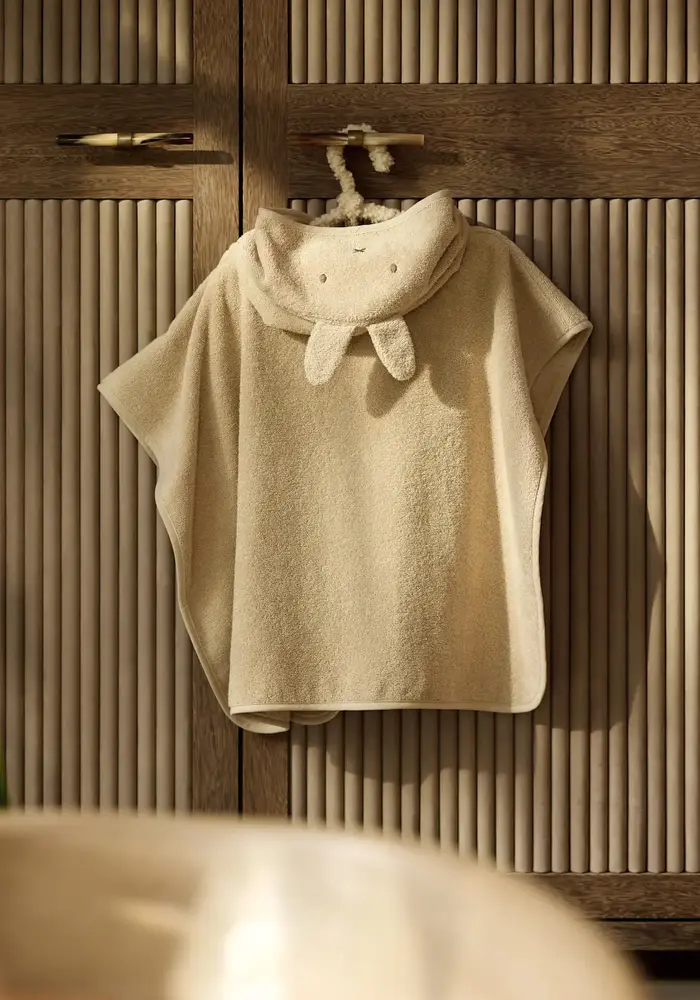 Jollein Badponcho Badstof Miffy Warm Sand