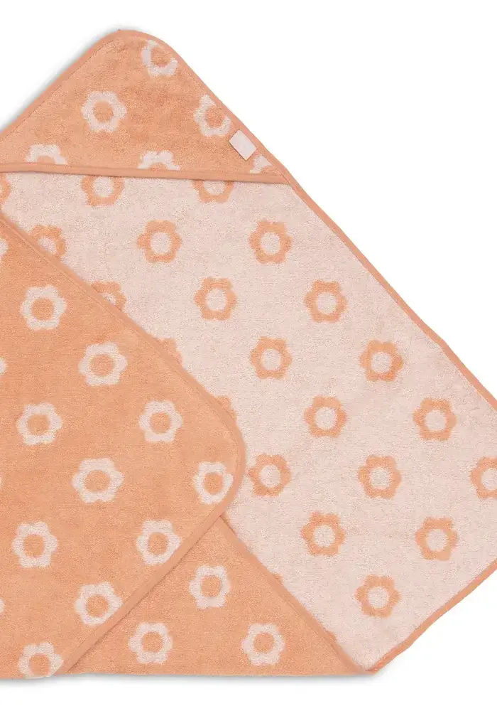 Jollein Badcape Badstof 75x75cm Jacquard Flower