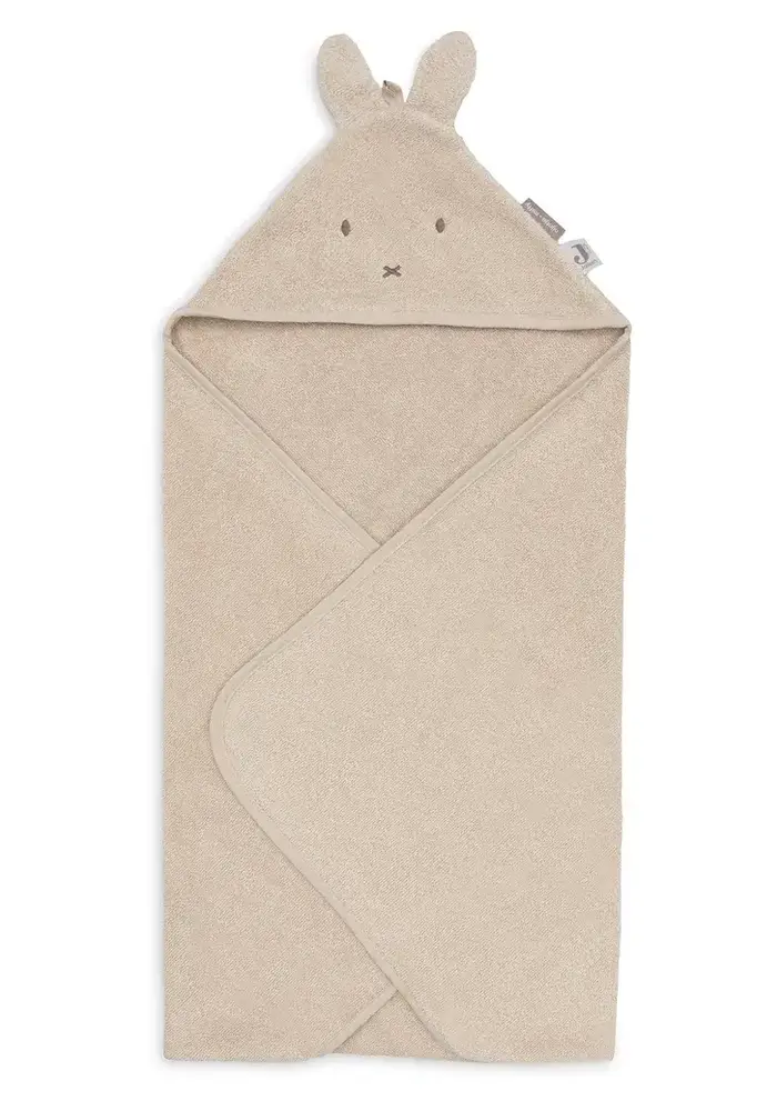 Jollein Badcape Badstof 75x75cm Miffy Warm Sand