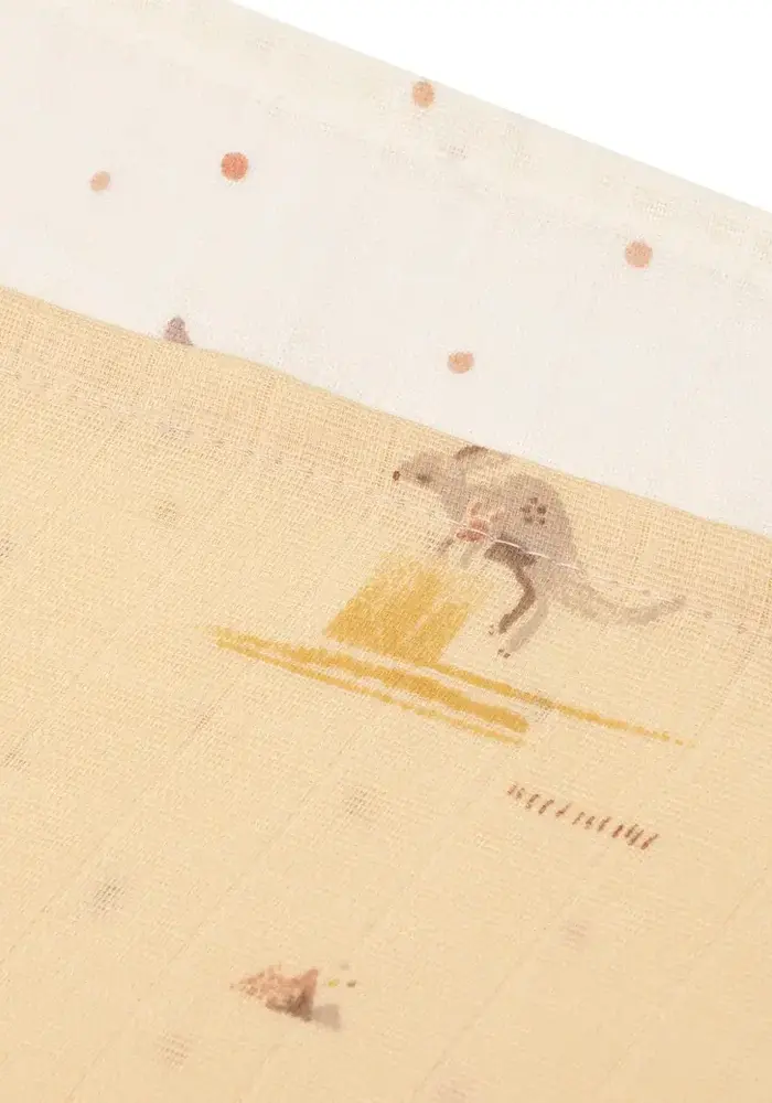 Jollein Hydrofiele Doek Small 70x70cm Kangaroots (3pack)