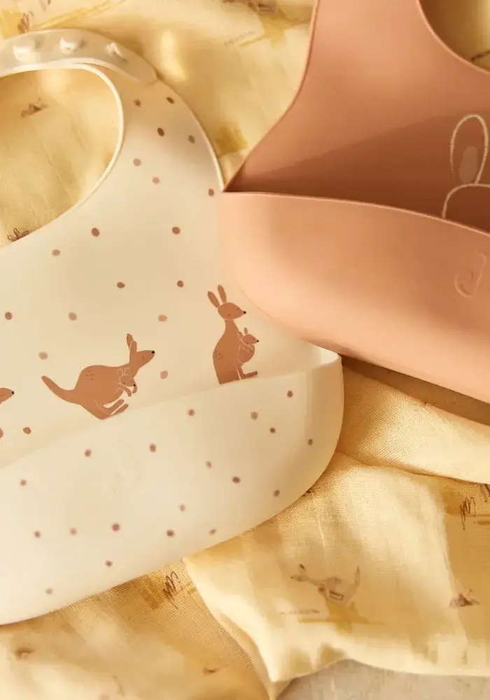 Jollein Hydrofiele Doek Large 115x115cm - Kangaroots - 2 Stuks