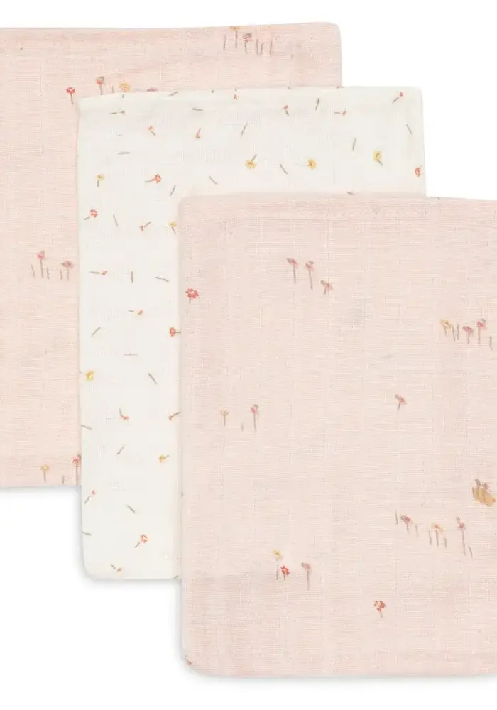 Jollein Washandje Hydrofiel - Pretty Picnic - 3 Stuks