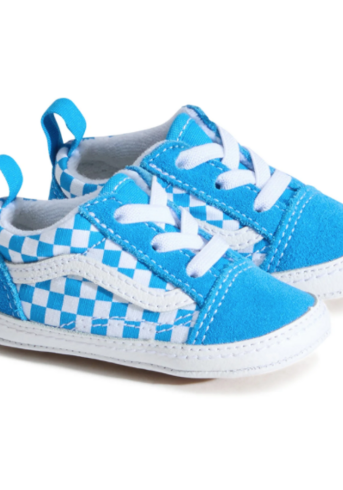 Vans Old Skool Crib COLOR THEORY CHECKERBOARD Bright Azure