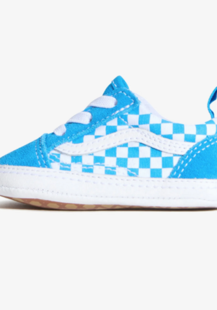 Vans Old Skool Crib COLOR THEORY CHECKERBOARD Bright Azure