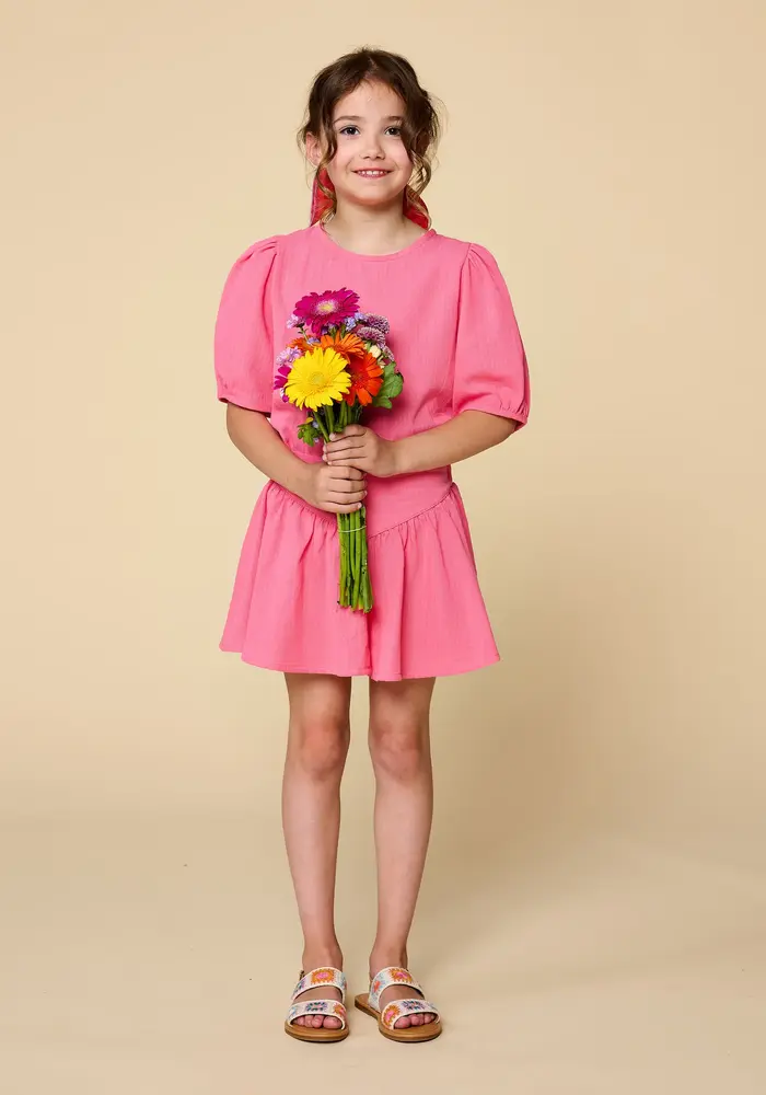 Petit Blush Puff Sleeve Blouse Pink Lemonade