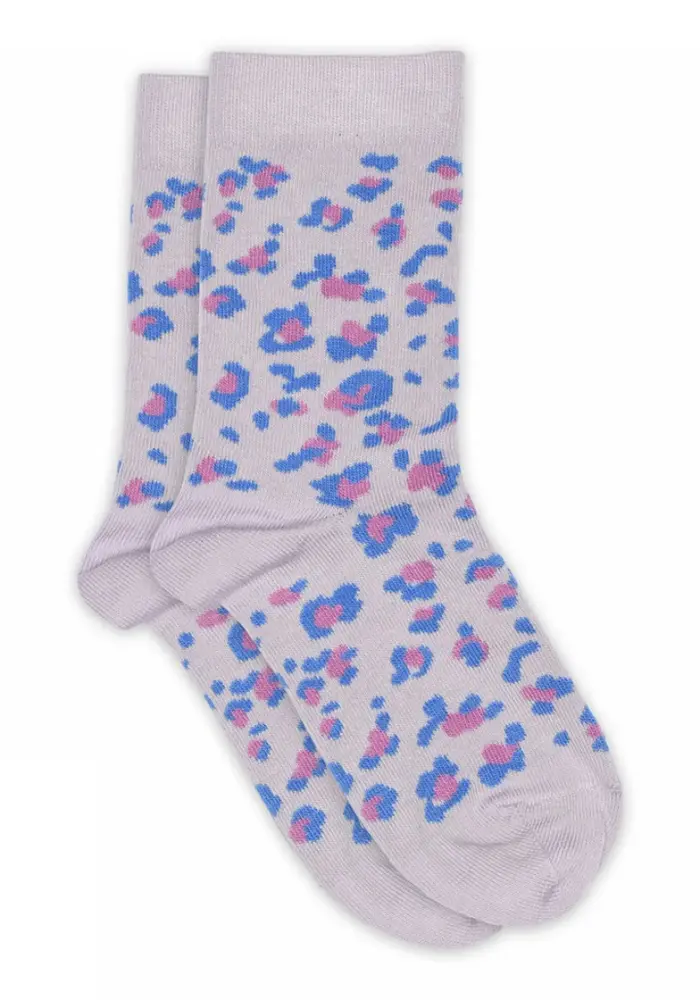 MP Denmark Leopard socks Cloud Lilac
