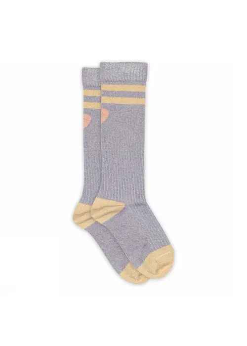 MP Denmark MP Denmark Elga glitter knee socks Wisteria