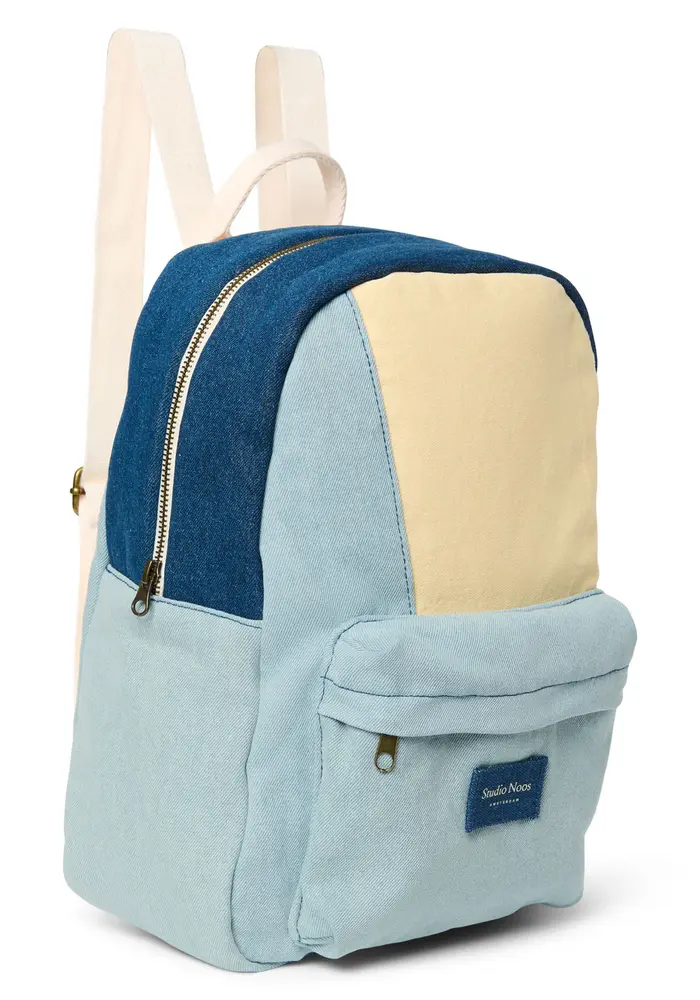 Studio Noos Denim Patchwork Midi Backpack