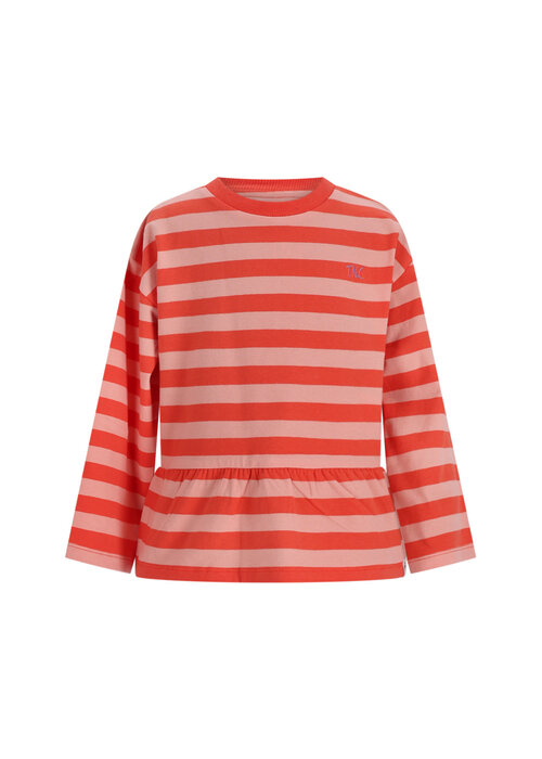 The New Chapter The New Chapter T-shirt Loua Red Pink Stripes