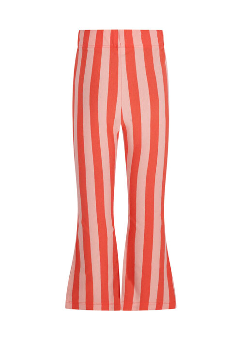 The New Chapter The New Chapter flared pants Nena Red Pink Stripes