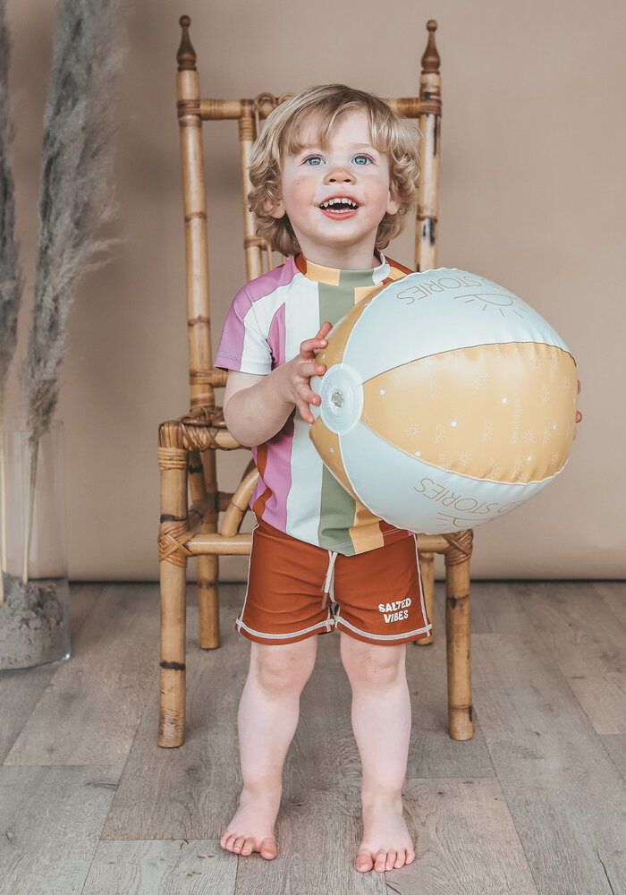 Salted Stories Multi Stripe | Swim Tee Multicolor