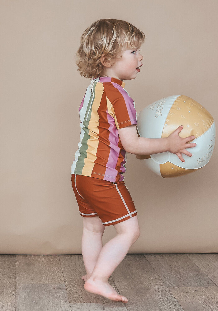 Salted Stories Multi Stripe | Swim Tee Multicolor