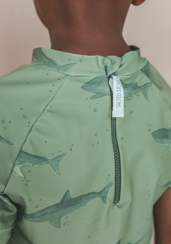 Salted Stories Shark | Swim Tee Iguana