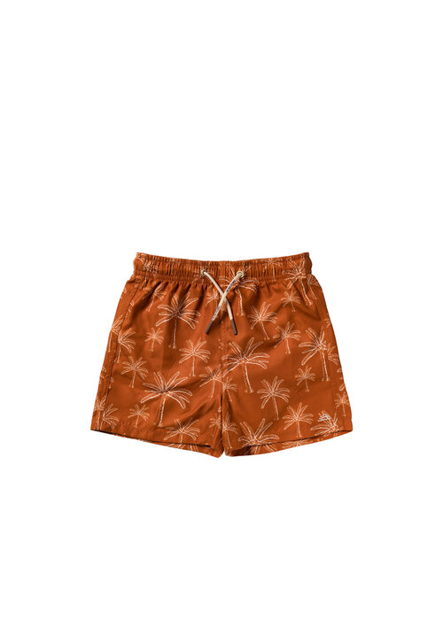 Salted Stories Salted Stories Palms | Swim Shorts Bombay Brown