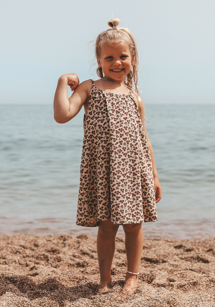 Salted Stories Sparkly Flower | Dress Bombay Brown