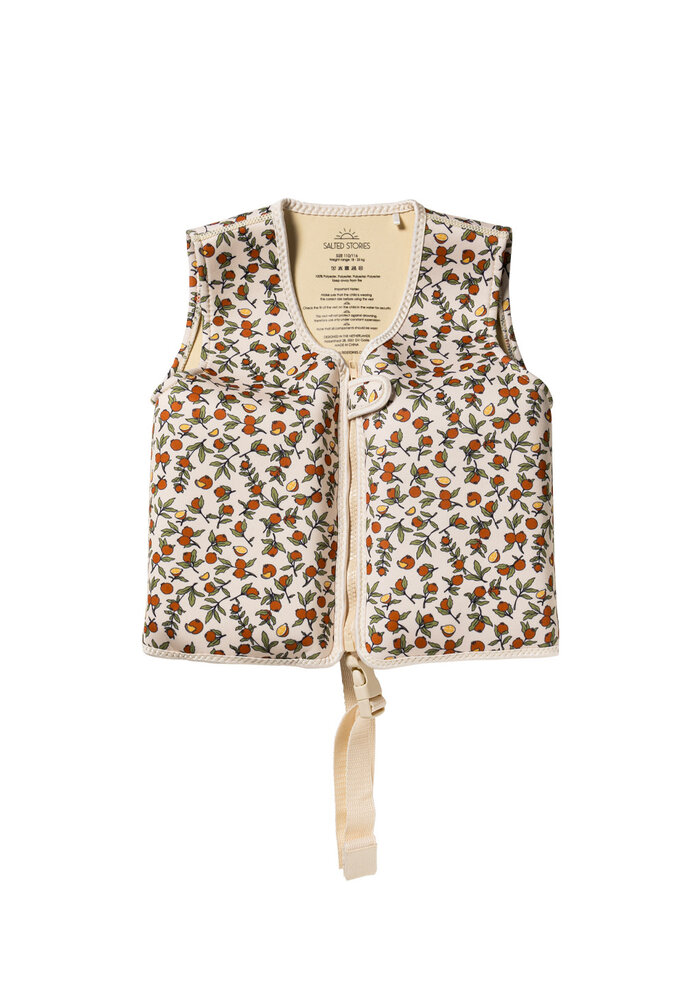 Salted Stories Pommegranate | Floating Vest White Swan