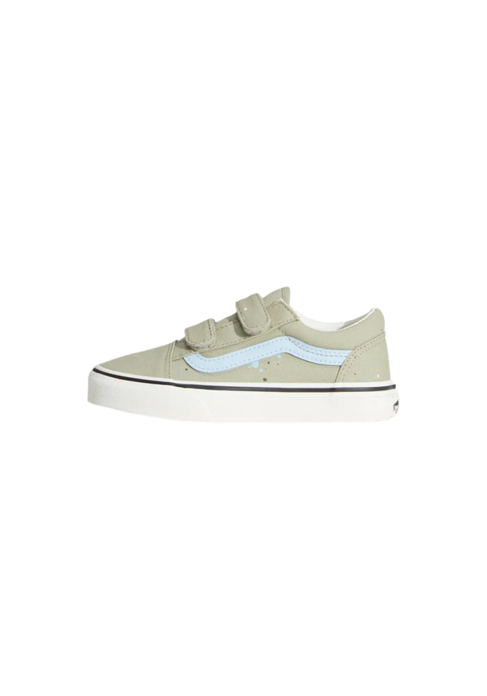 Vans Old Skool V PAINT SPLATTER Soft Sage