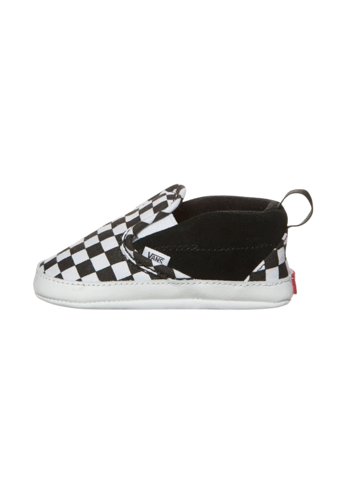 Vans IN Slip-On V Crib (Checker) Black/TrueWhite